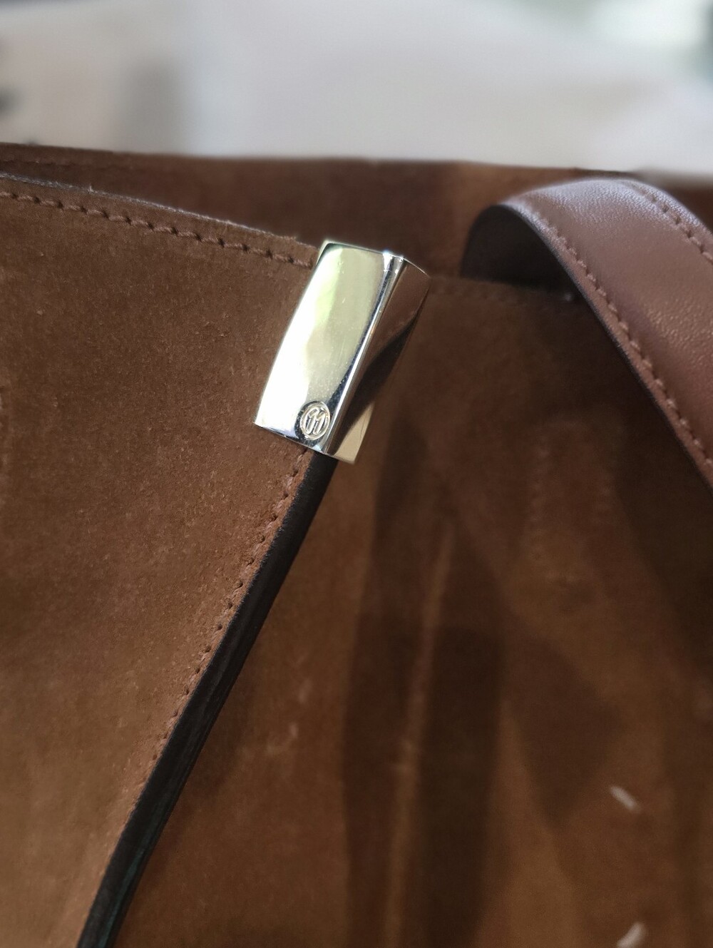 🌟Maison Margiela Caramel Brown Suede Tote/Bucket Bag - Picture 9 of 15